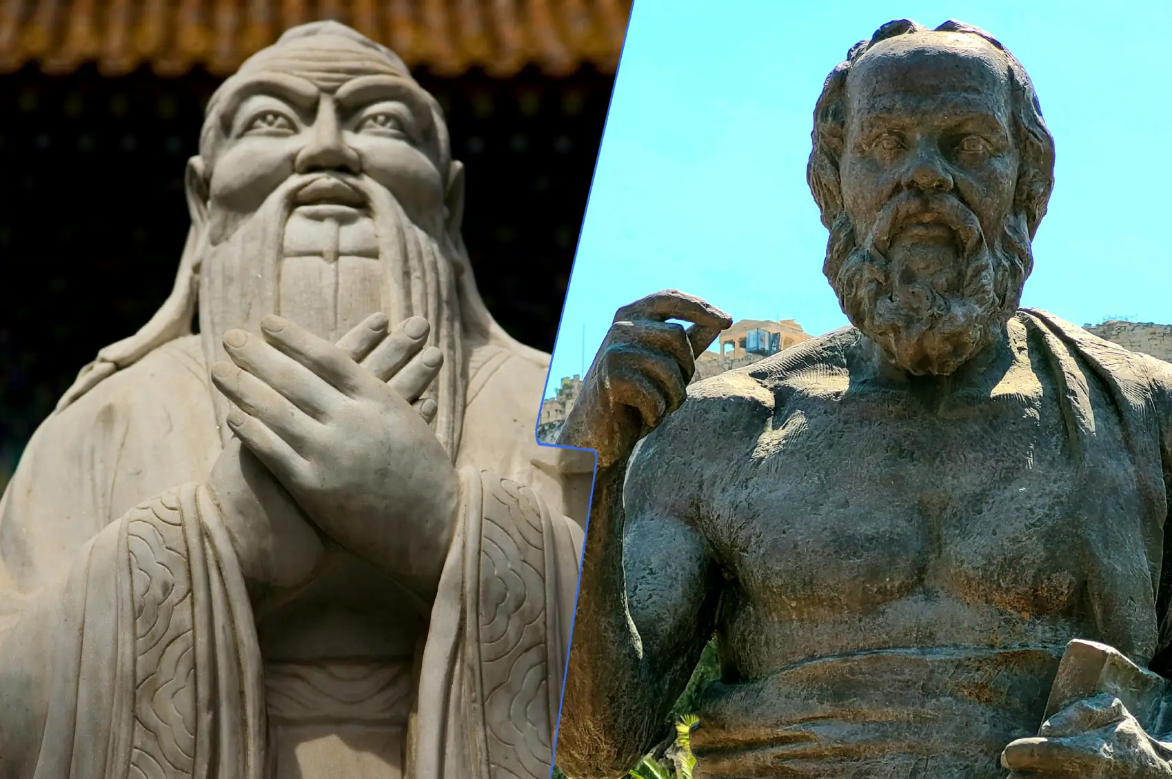 Comparison of Confucius and Socrates, their philosophies, and achievements