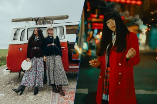 Comparison of Bohemian and Preppy fashion styles, highlighting their unique elements and cultural significance.