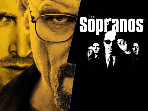 Comparison of Breaking Bad and The Sopranos, their themes, characters, and cultural impact