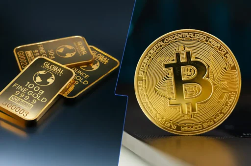 A comparison of Gold and Bitcoin, highlighting their differences, investment potentials, and environmental impacts.