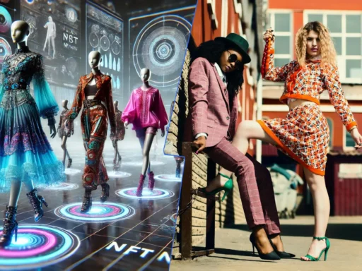 A comparison of virtual fashion and traditional fashion, highlighting sustainability, innovation, and the future of the fashion industry.