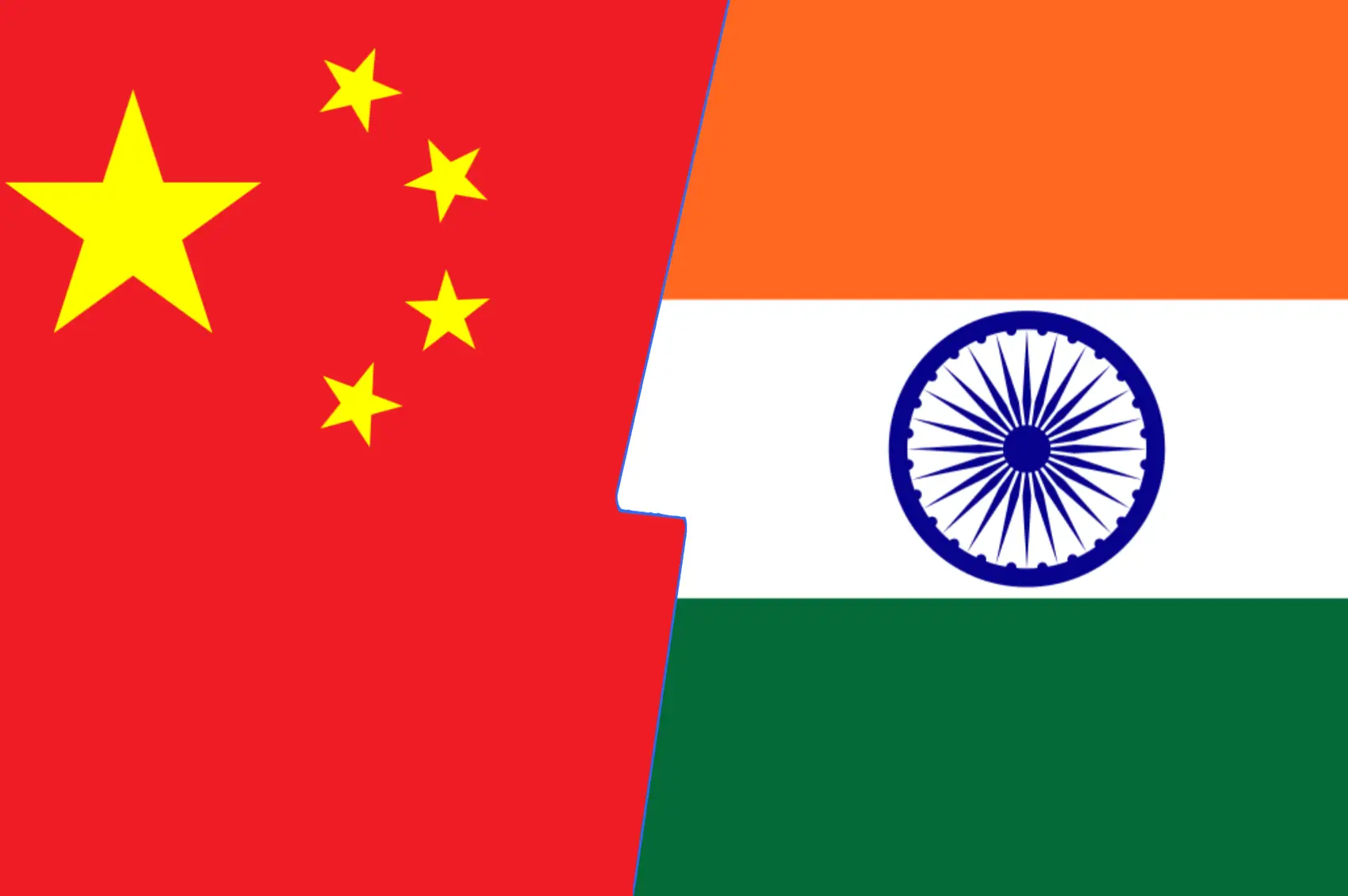 A side-by-side comparison of India and China, highlighting their economies, military strength, and technological growth.